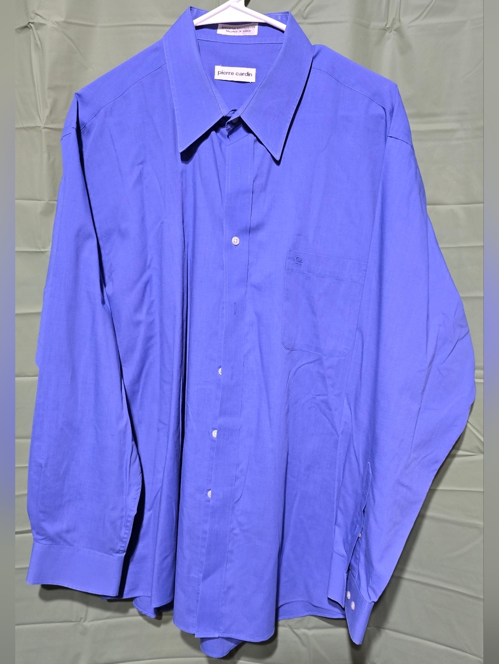 Pierre Cardin Men’s Royal Blue Dress Shirt